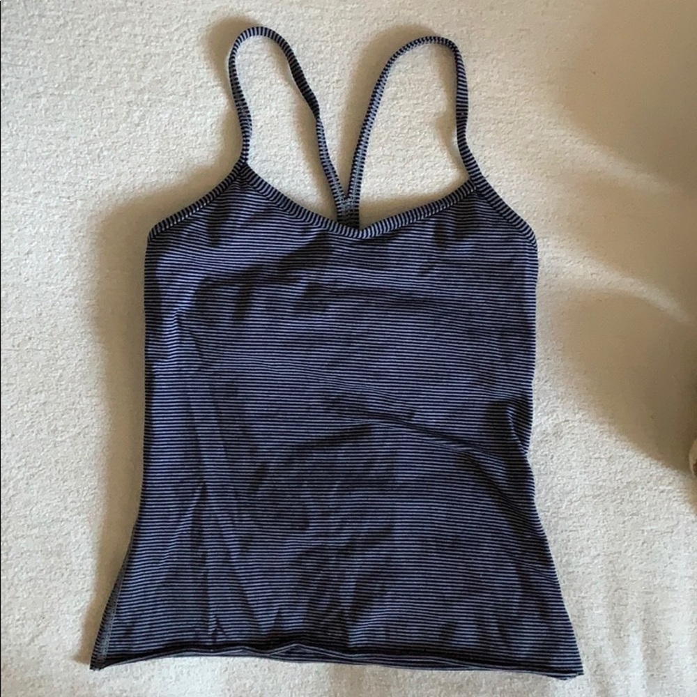 Lululemon striped power y tank